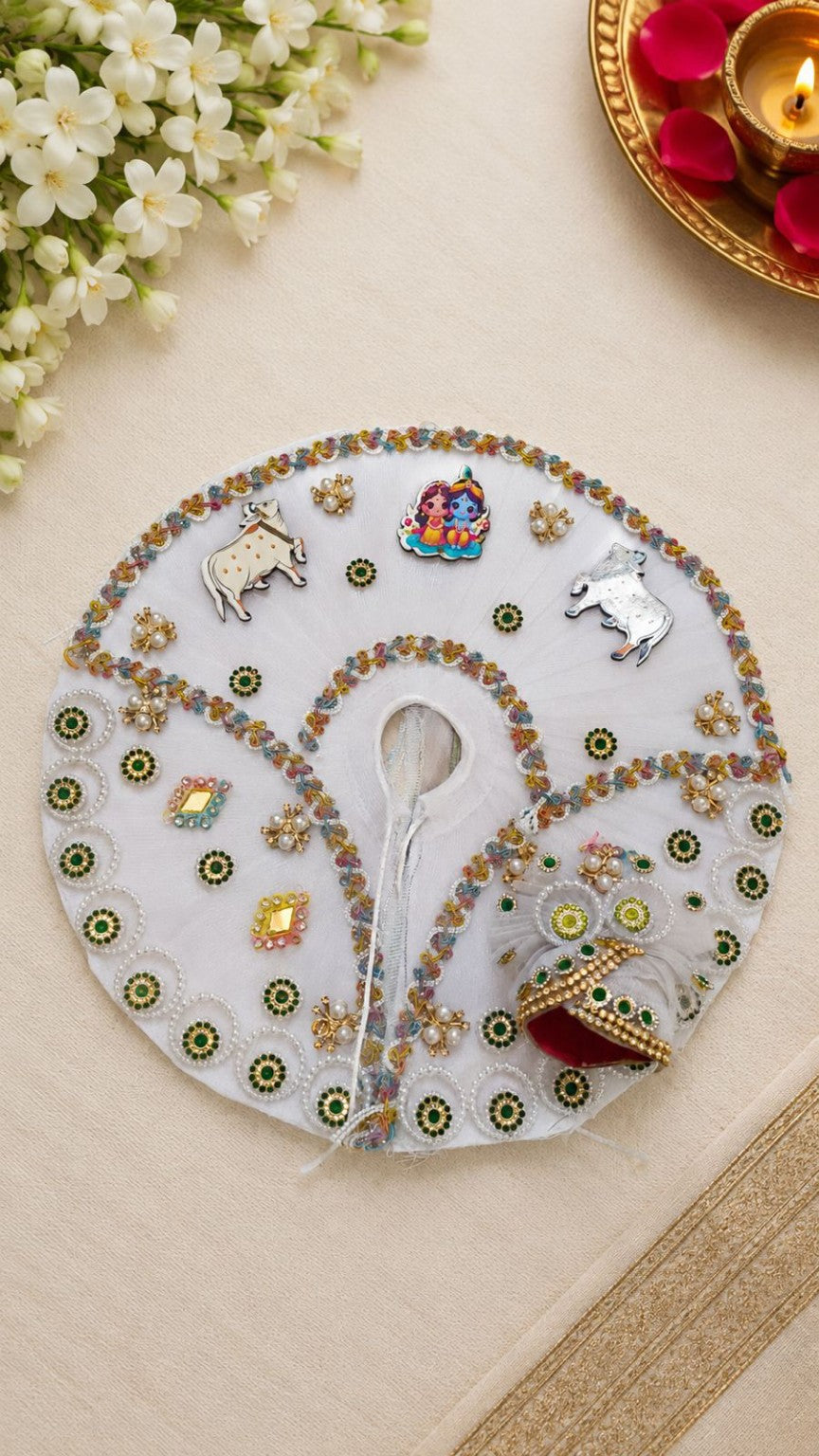 Shwet Vrindavan Shringar